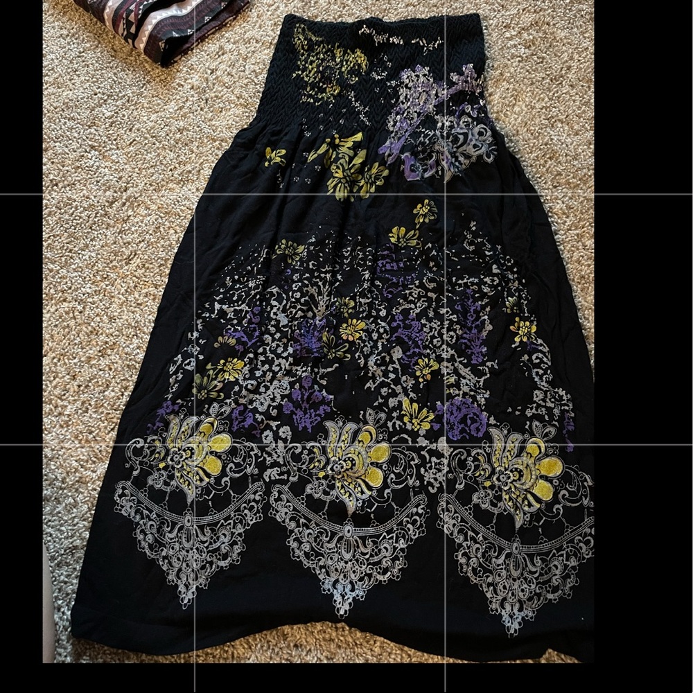 Floral scrunch dress